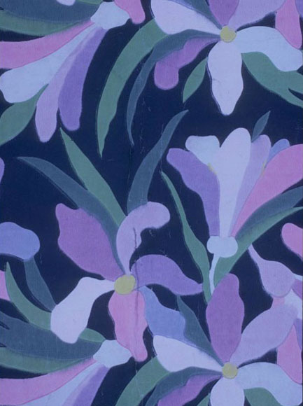 Atelier Martine, Iris, wallpaper, ca. 1912. Collection Bibliothèque Forney, Paris.