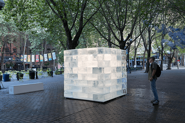 Olson Kundig Crafts a 10-Ton Ice Cube - Interior Design