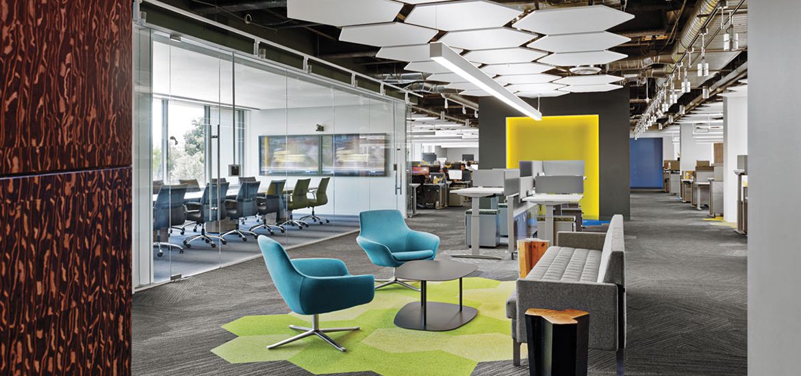 4 Tech and Finance Companies Rock Out at the Office - Interior Design