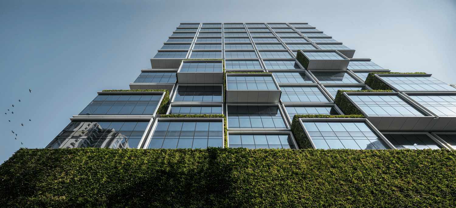 Living wall cascades down K11 Musea shopping centre in Hong Kong