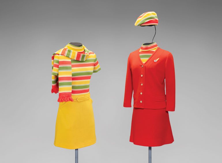 Airline employee clothing by Dalton Apparel for TWA, 1968