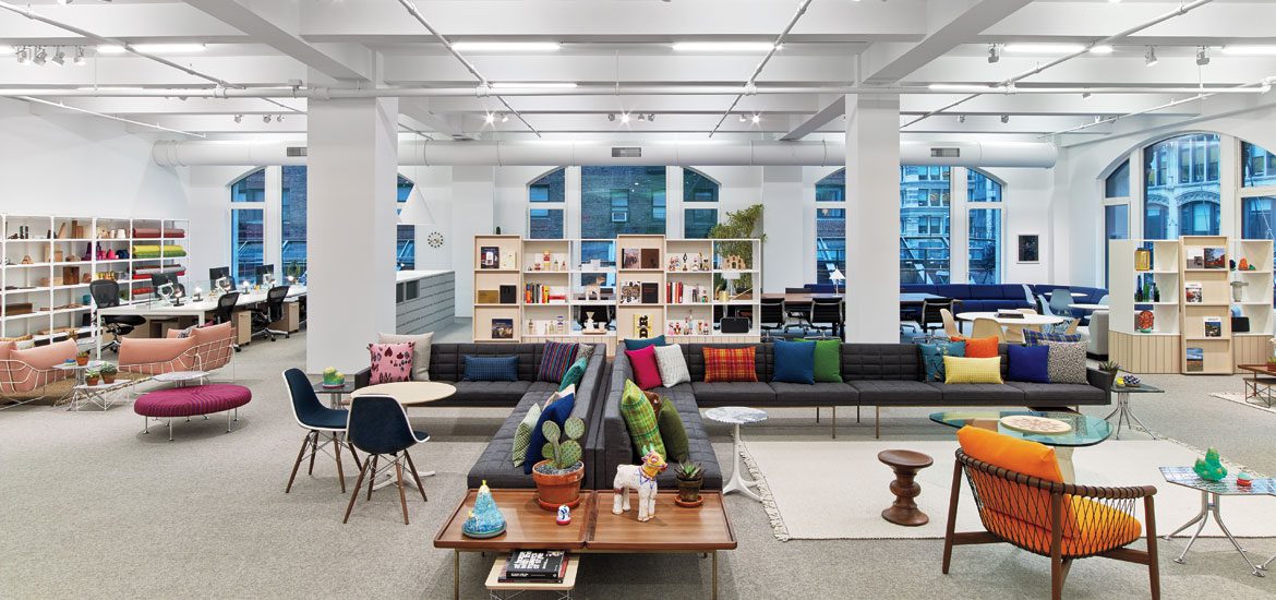 Herman Miller Fashions A Towering Presence In New York City S Flatiron   Hermanmiller Office Showroom Main Large 