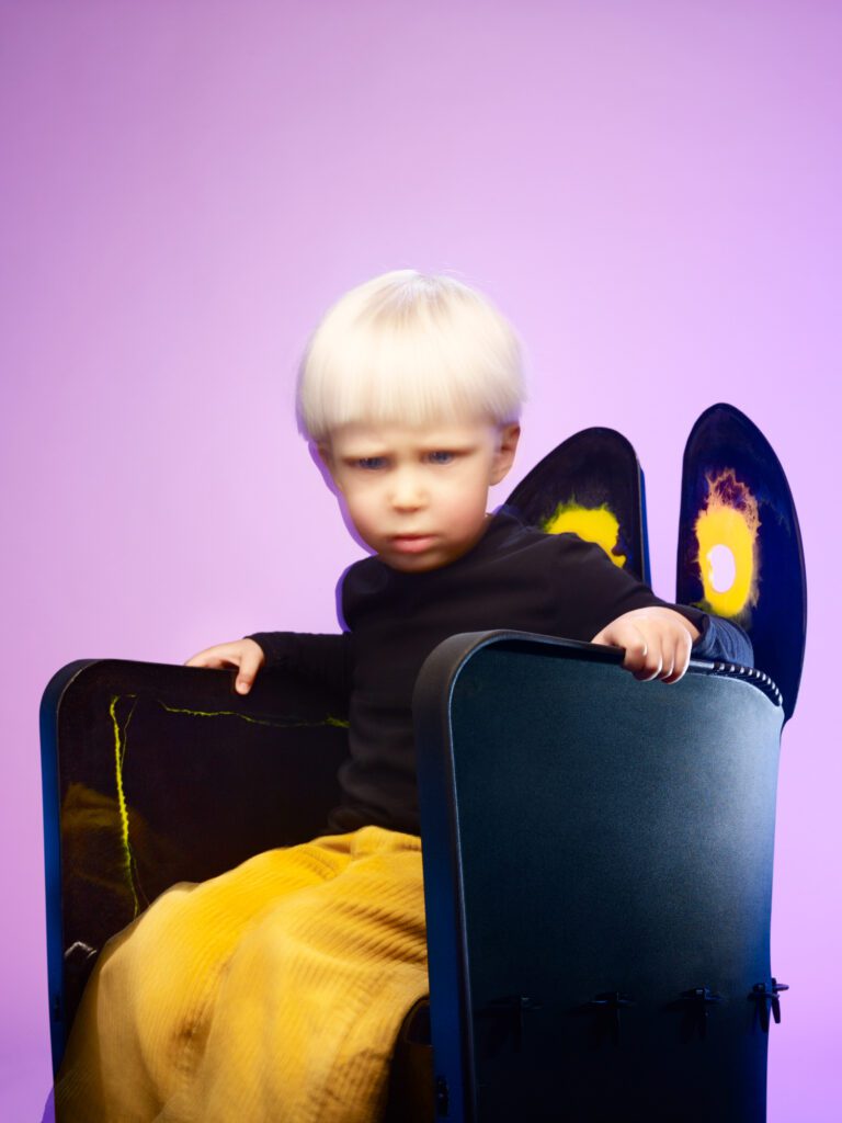 Gaetano Pesce, Nobody’s Perfect chair, 2002, colored polyresin, manufactured by Zerodisegno. Chair courtesy of Cris Contini Contemporary, London. Photography by Thomas Brown.