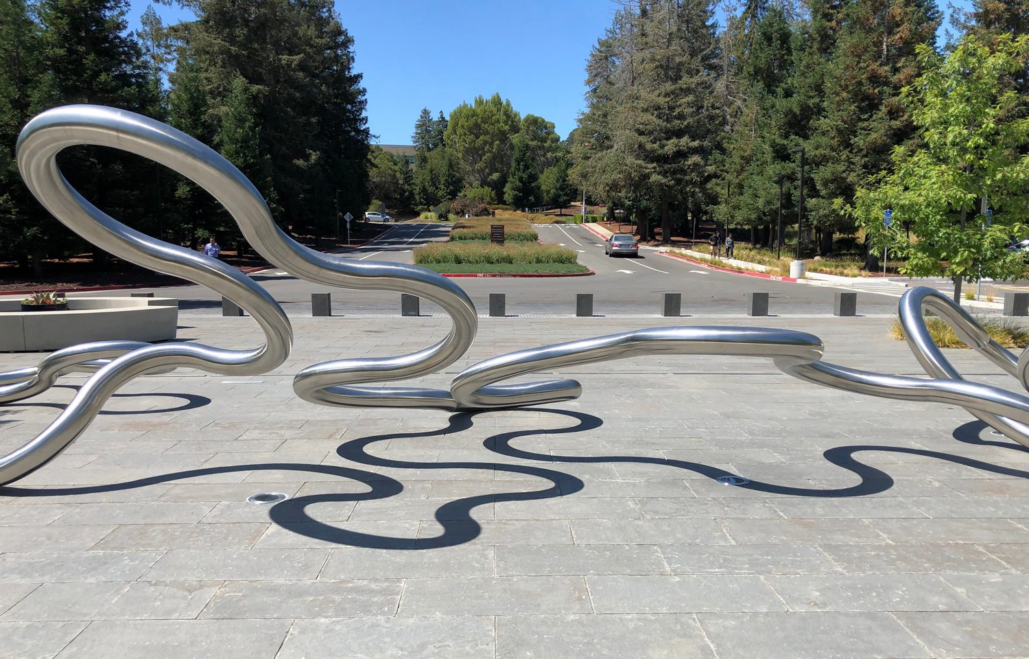 Approach, an outdoor installation in Palo Alto, California by Daniel Winterich won a merit in the landscape category. Photography courtesy of Daniel Winterich.