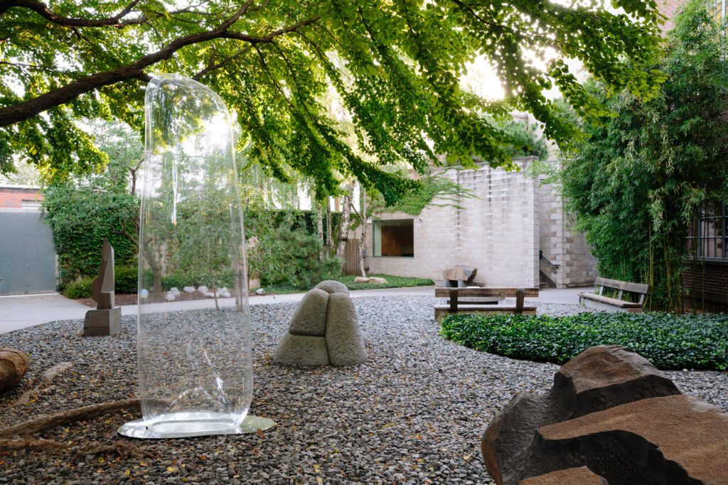 The Noguchi Museum garden offers space for reflection amidst the otherworldly forms.