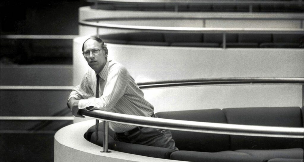 Art Gensler in his ponymous architecture/design firm in 1976