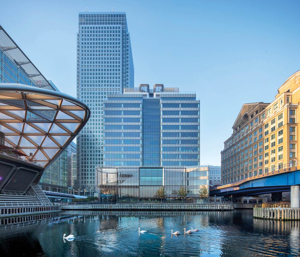 Cargo-Crossrail Place designed by Gensler