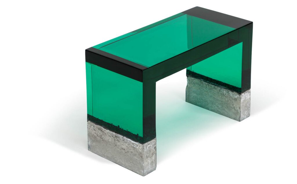 Golia coffee table in green