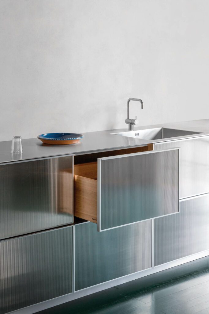 Reflect steel cabinet by Jean Nouvel for Reform