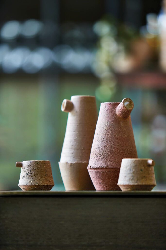 a set of ceramics