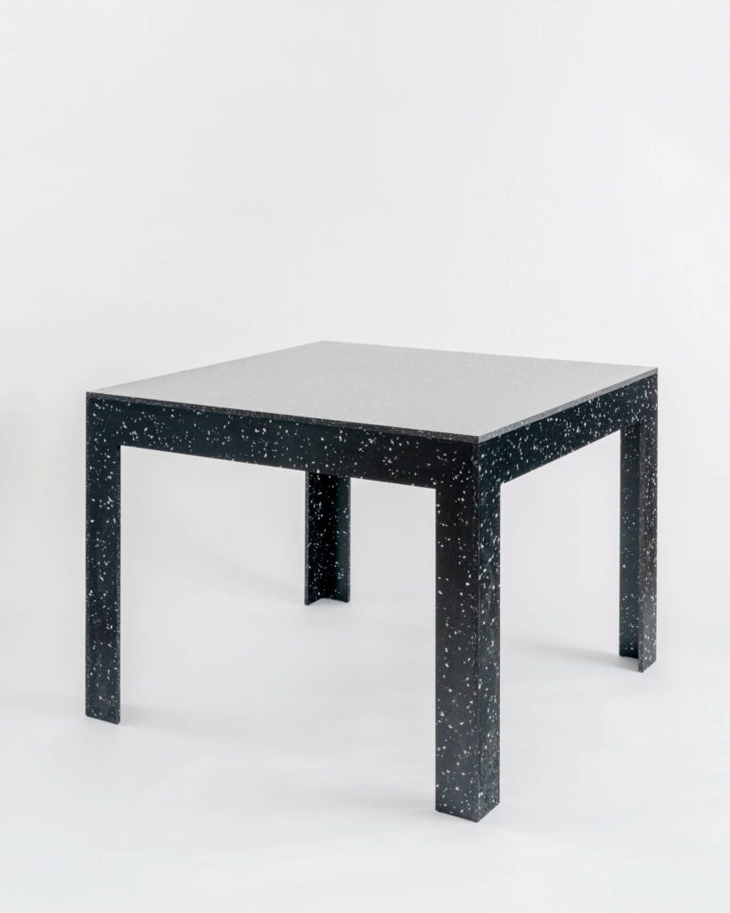 The table features a pattern reminiscent of stars in a night sky and marks a new addition to the collection.