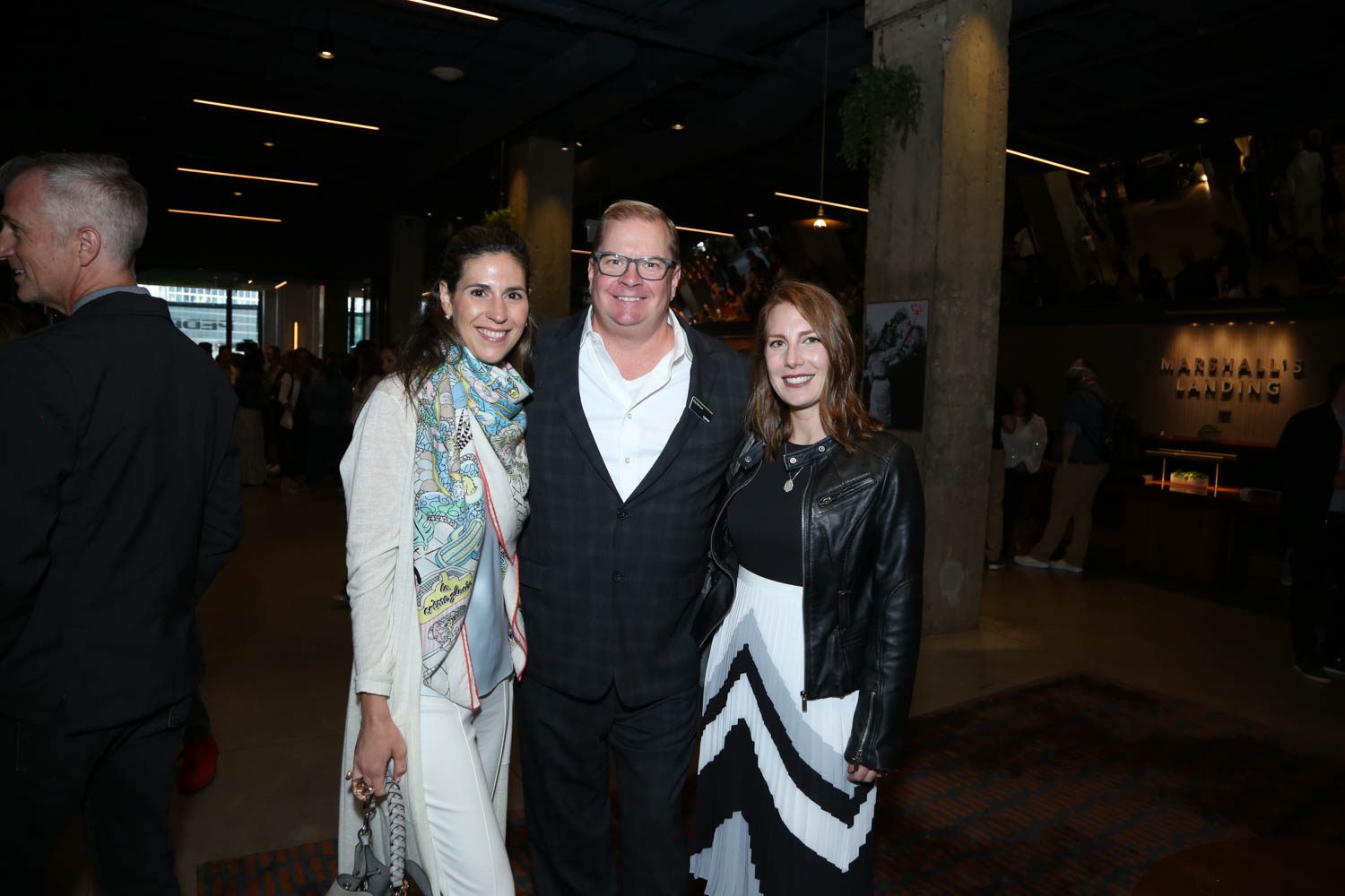 Cecilia Ramos, Greg Kammerer, and Jill Noga of Lutron Electronics.