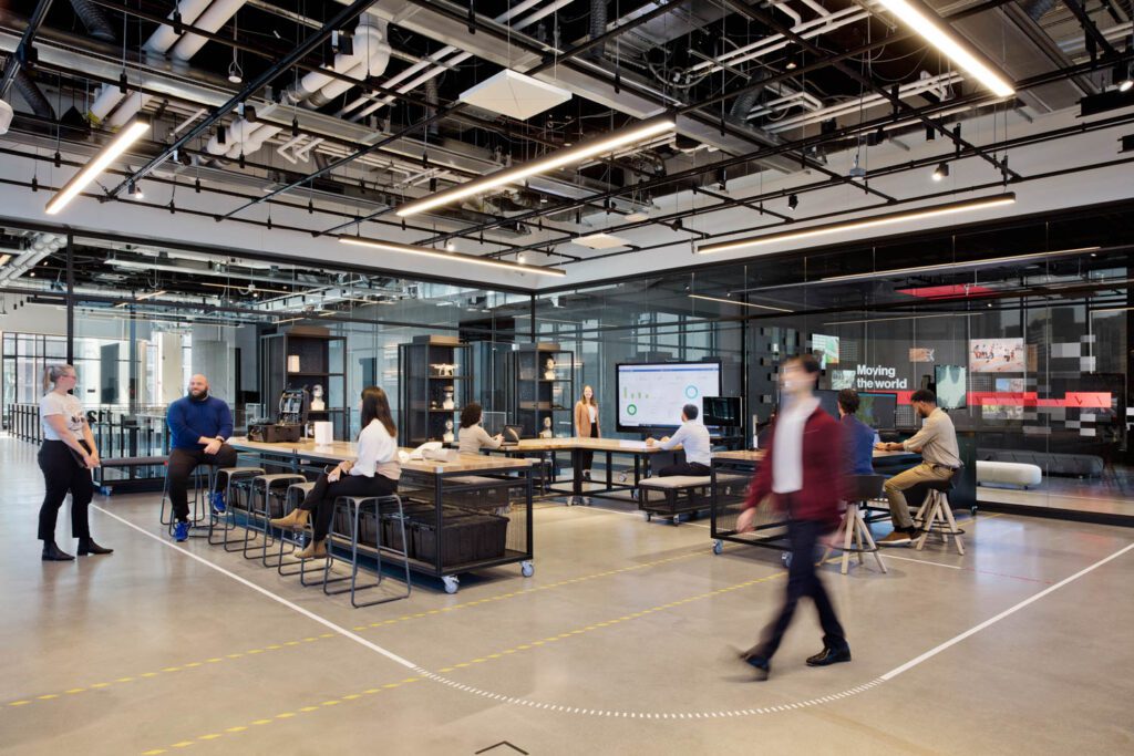 Verizon's new workplace in Boston