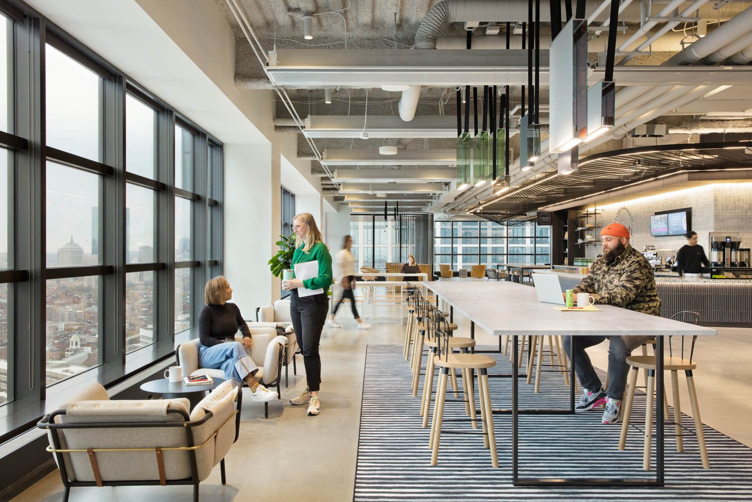 Gensler Designs a Multi-Faceted Office for Verizon in Boston - Interior ...