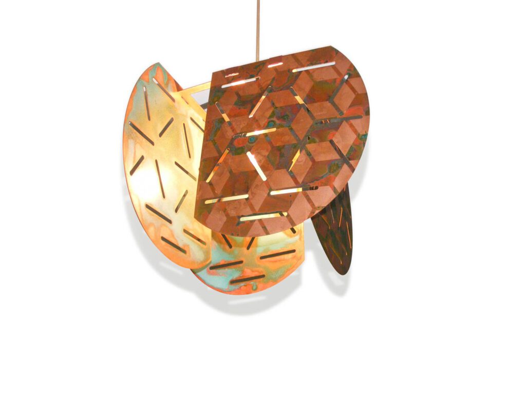 “Amber Lampshade” by Jade Folawuyo-Shitu for Design Week Lagos