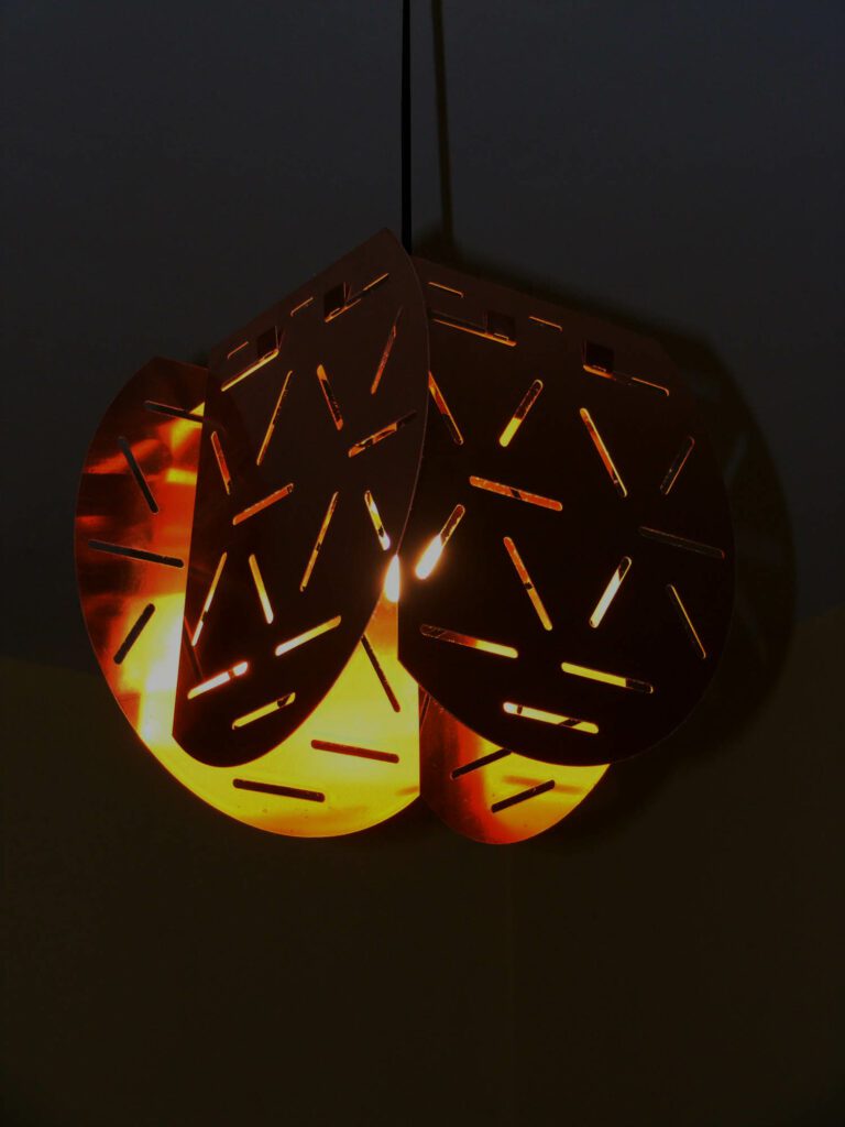 “Amber Lampshade” by Jade Folawuyo-Shitu for Design Week Lagos