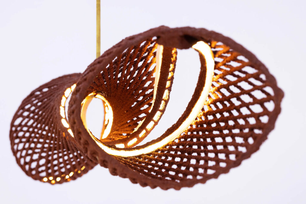 a pendant light from the Ekaabo collection by Studio Lani