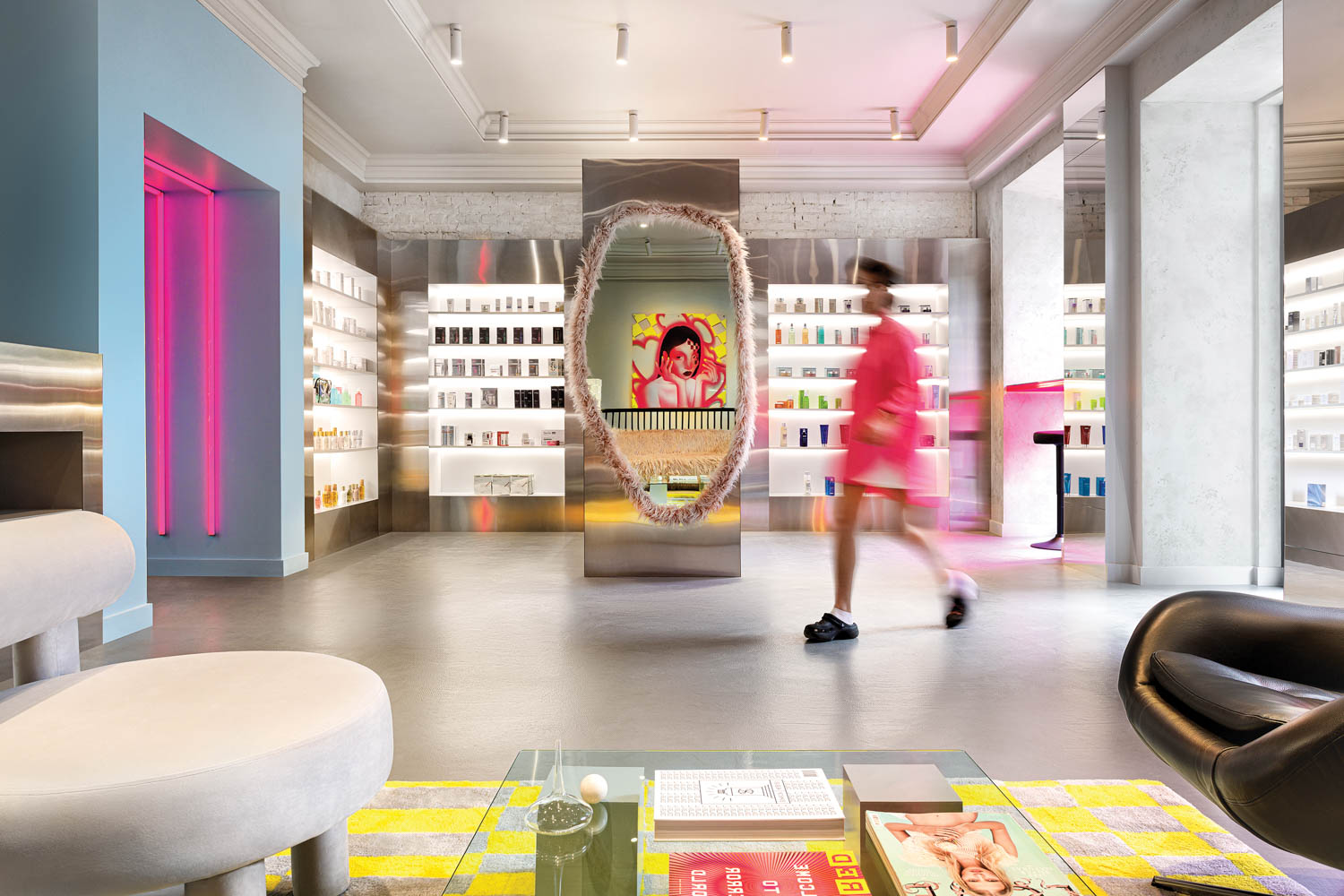 A colorful beauty store in Kyiv, Ukraine