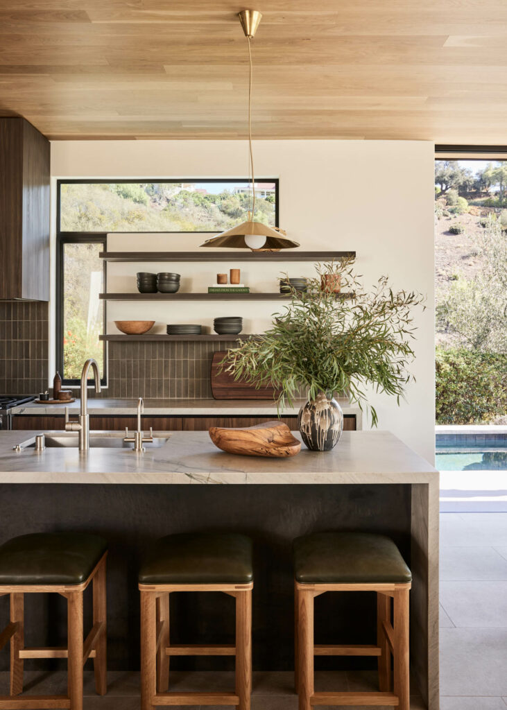 a kitchen in a neutral color palette