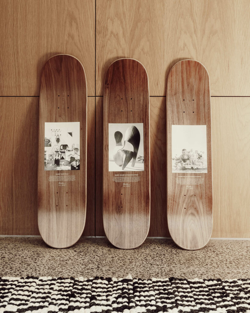 These Limited-Edition Skateboards Feature Eames Office Designs