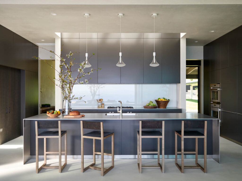 a sleek and modern kitchen of a SoCal home