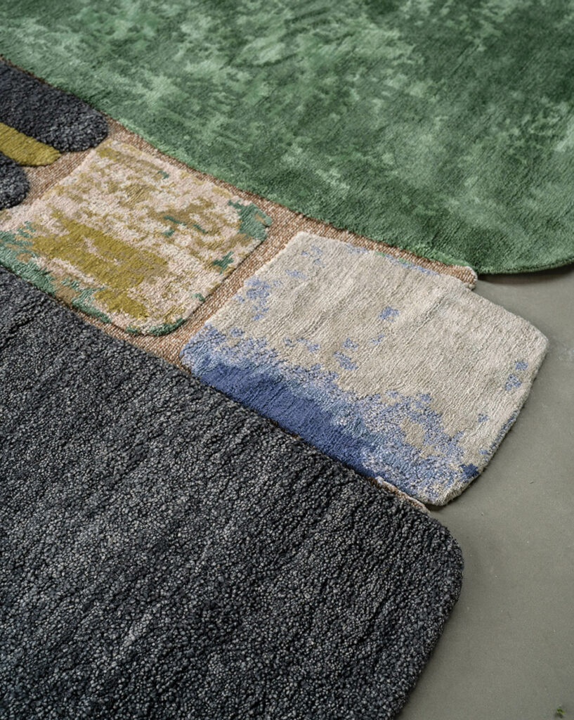 the Mercedes rug by Balmaceda in dark grey