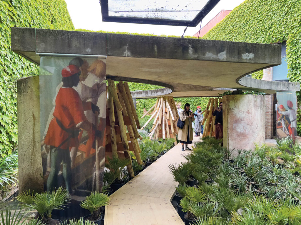 Sweet Grass Walk, an installation that examines the history of basket-making on a former plantation site