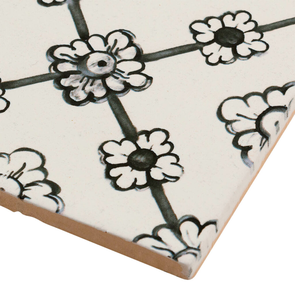 Matisse Moonstone ceramic tile by Anthology Tile.