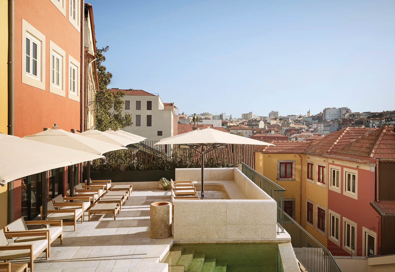 the balcony of a hotel in Portugal