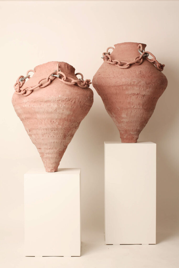 Form of emptiness, emptiness of form in pink by Abrahamm Creative Studio for Isola