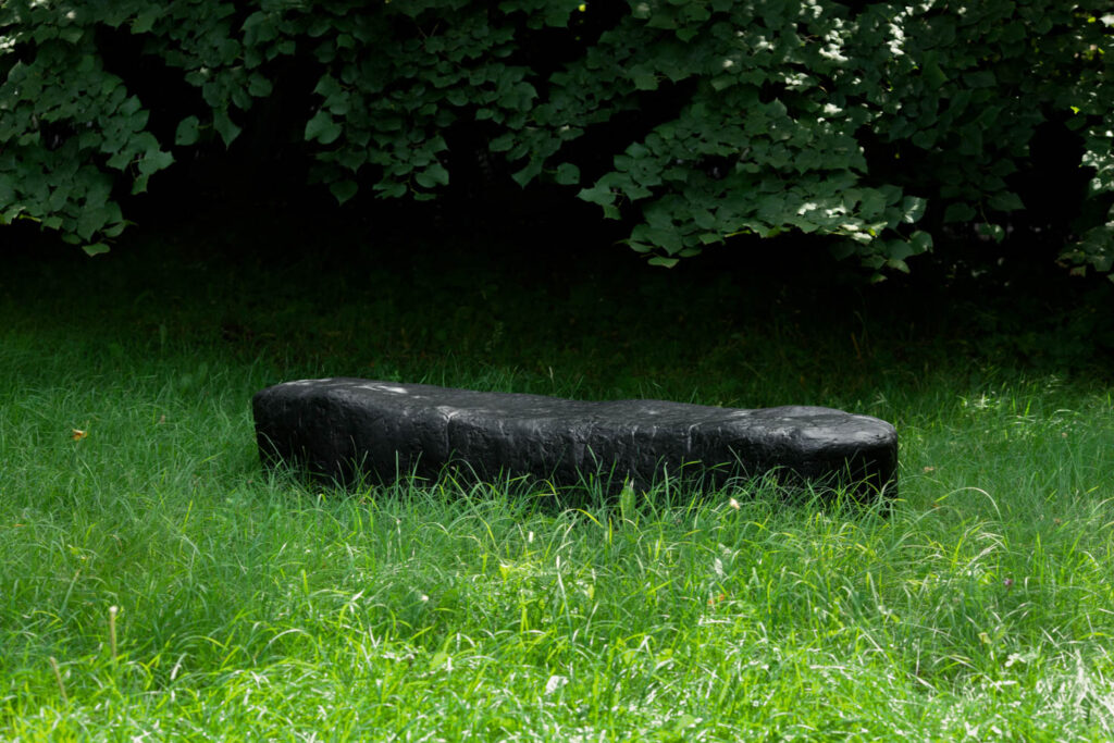 Ulamok Bench, 2023, by Serhii Makhno, Hand-formed Ceramic.