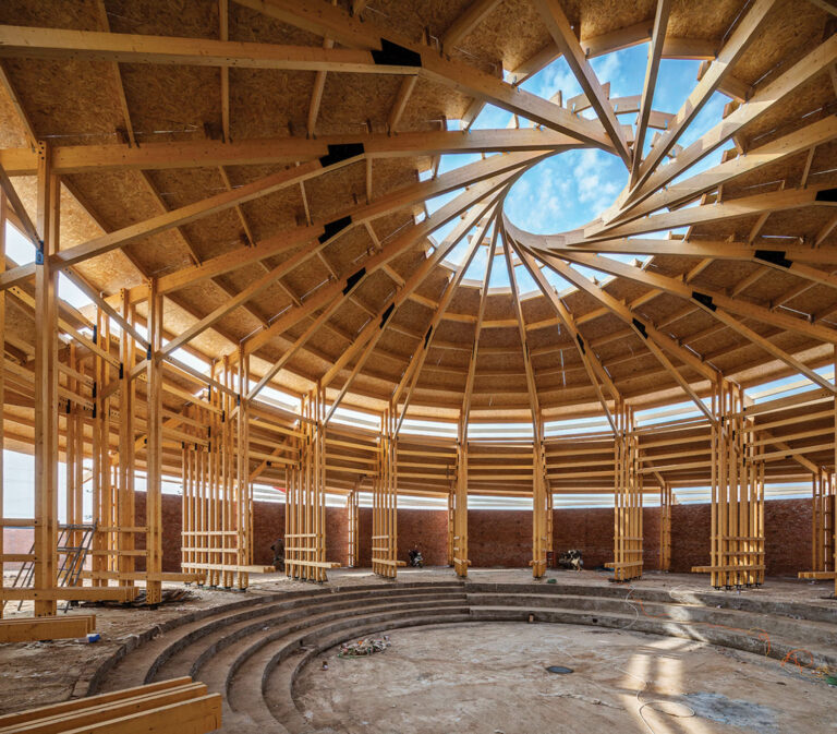 Luo Studio Designs Pavilion Inspired by Herb Sun-Drying Process