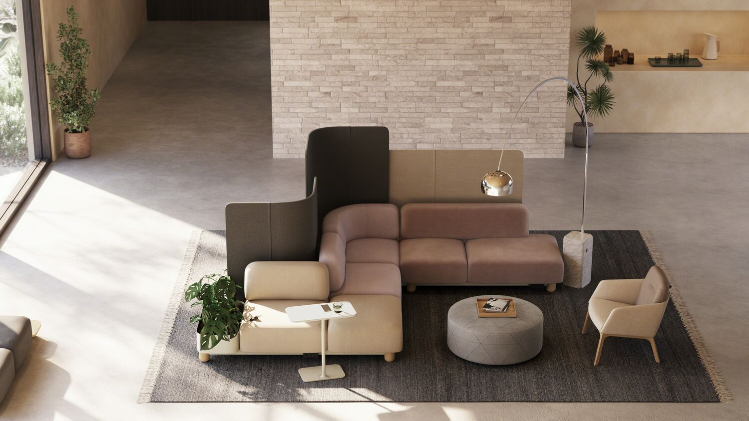 HiP Awards 2024 Ensemble Lounge System for Coalesse for Workplace: Highback/Modular Seating