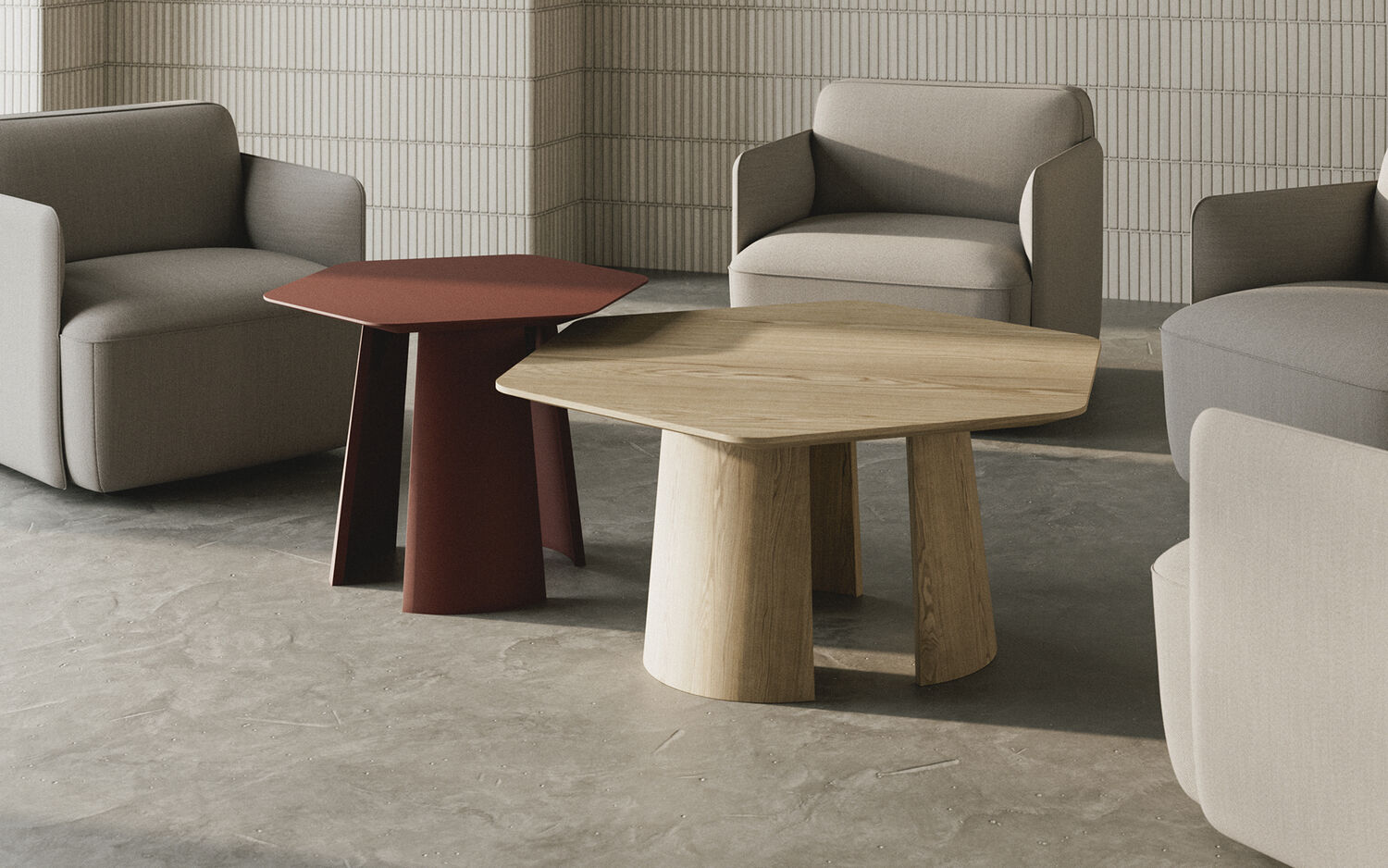 HiP Awards 2024 Six-t for Darran Furniture for Workplace: Side Tables