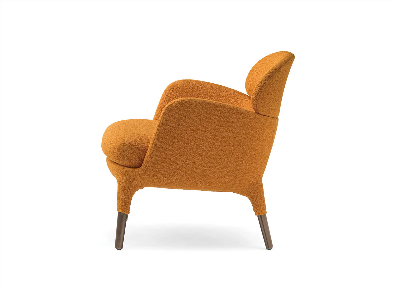 bright yellow armchair