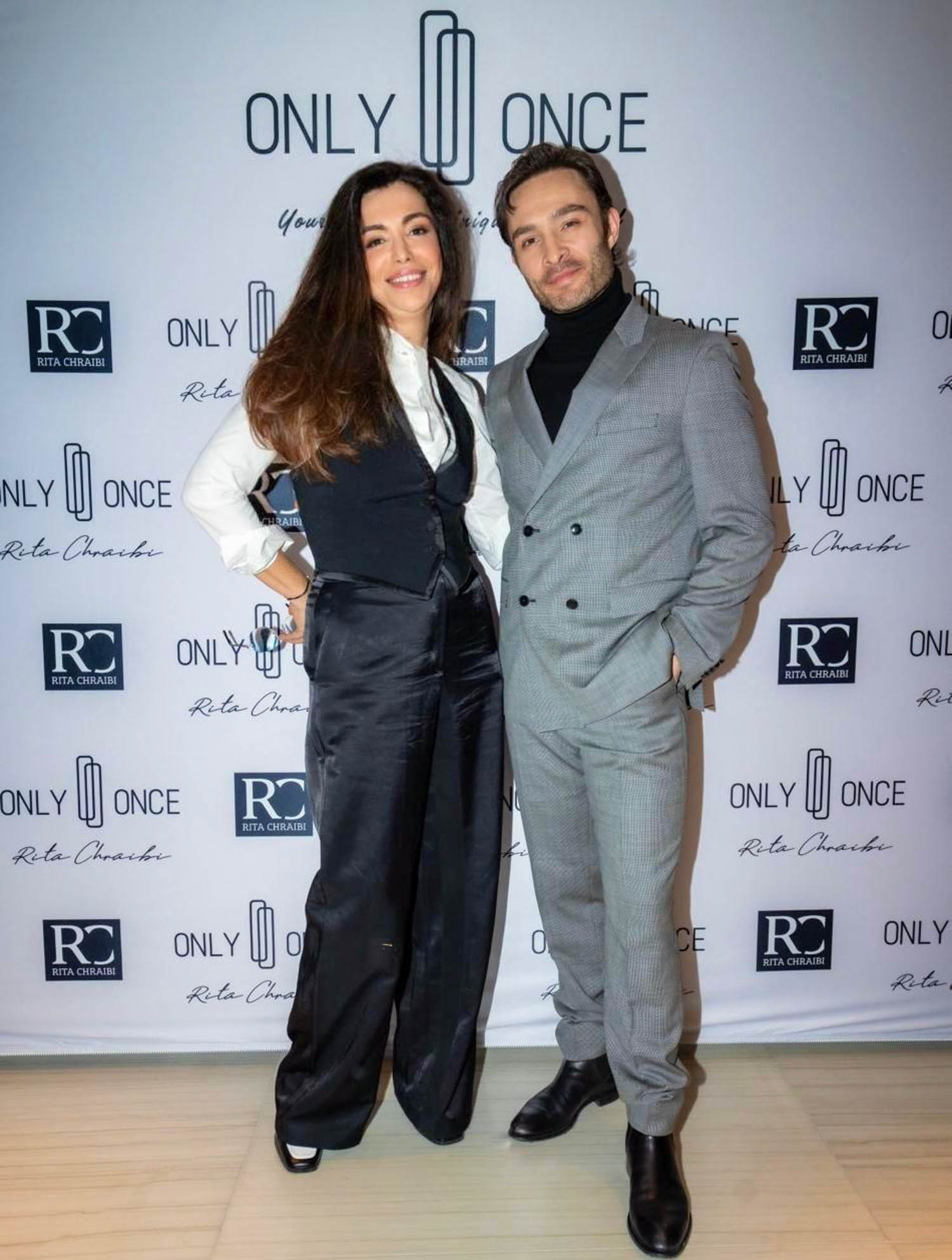 Rita Traibi et Ed Westwick