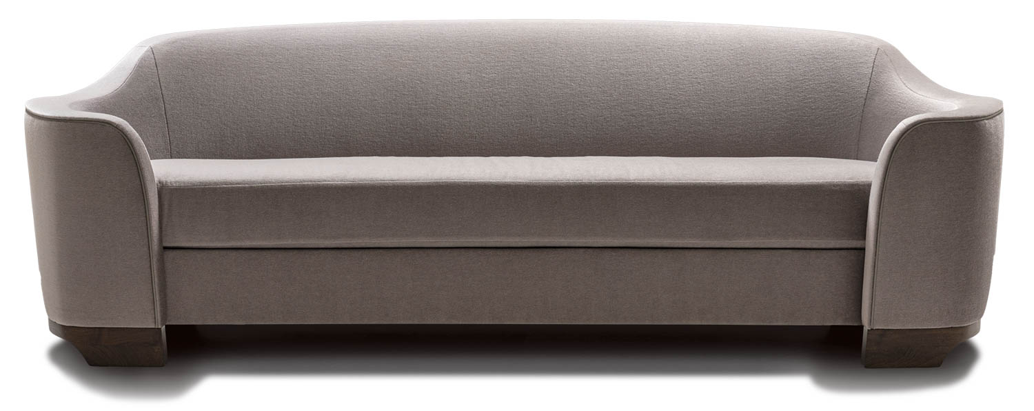 long grey sofa