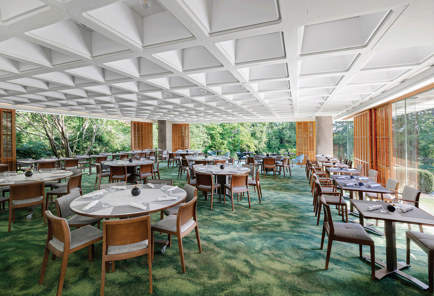 The restaurant at the resort