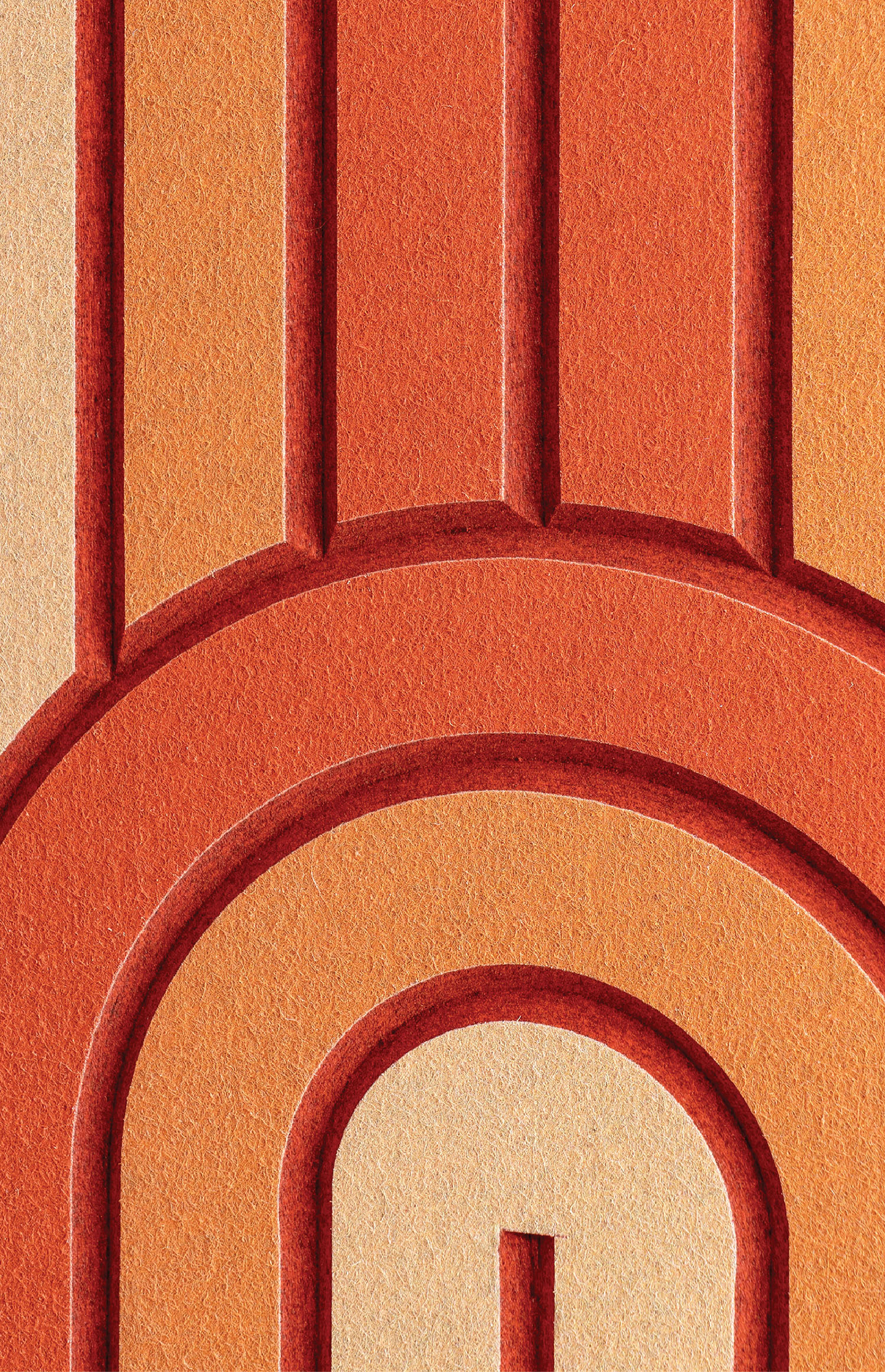 A red and orange abstract background with a spiral design