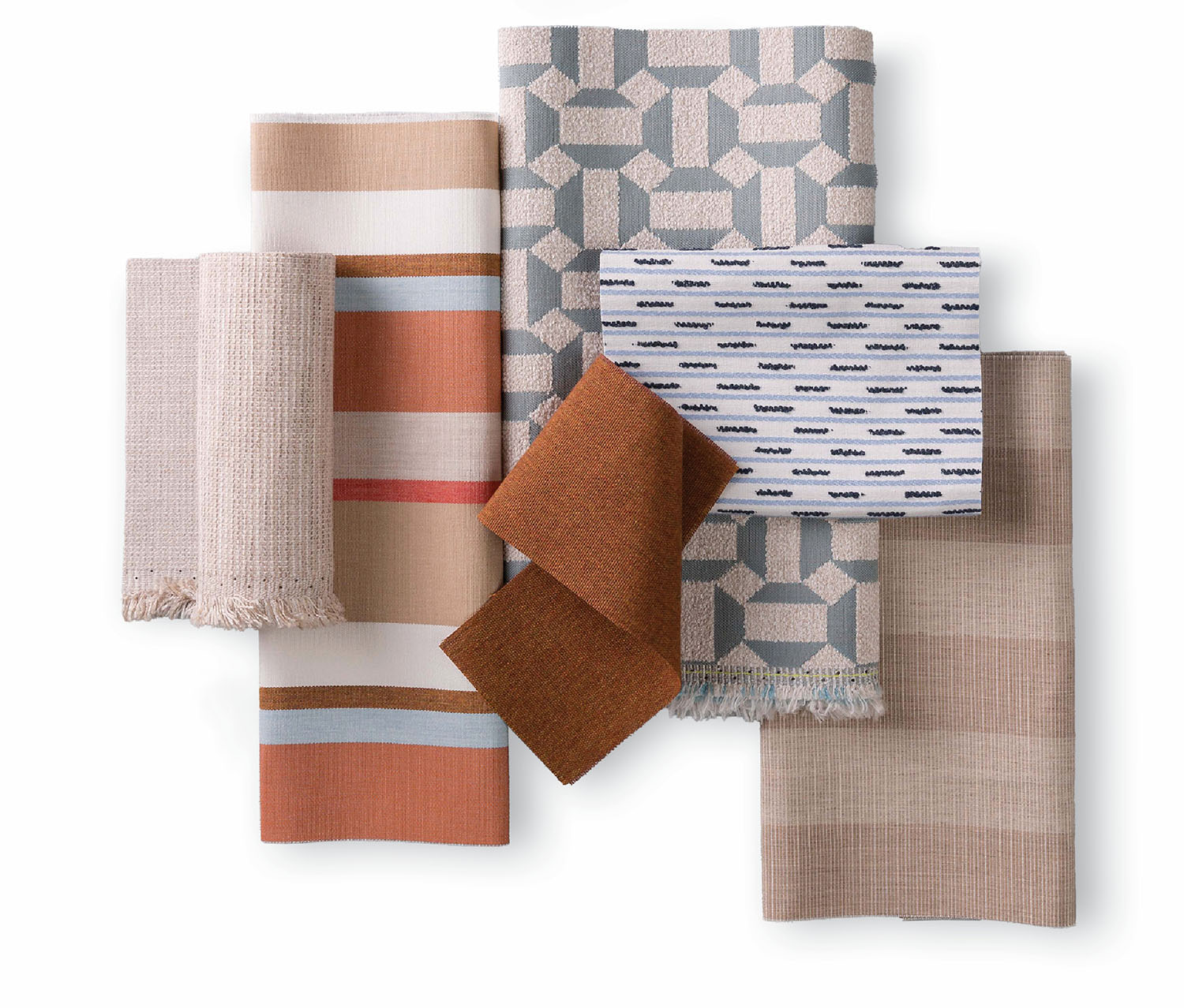 A selection of blankets and throws