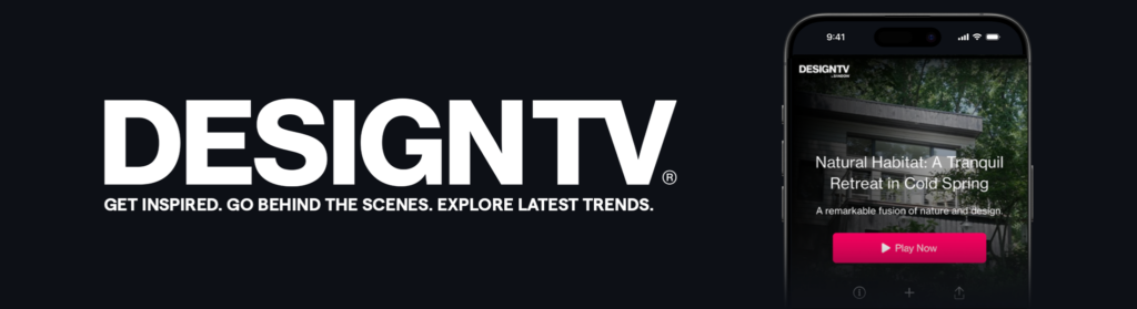 DesignTV Banner on black background