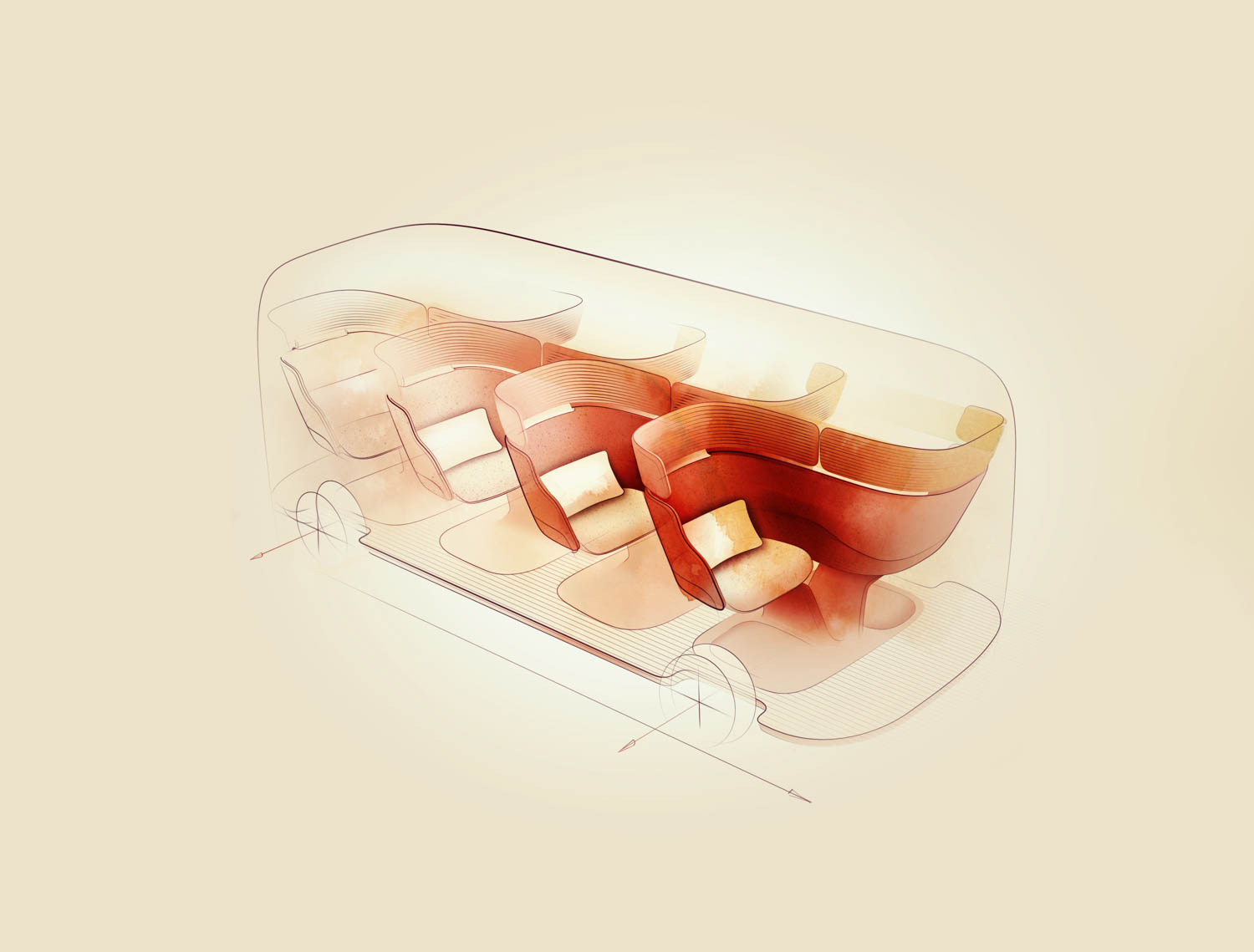 concept art for a ridesharing platform