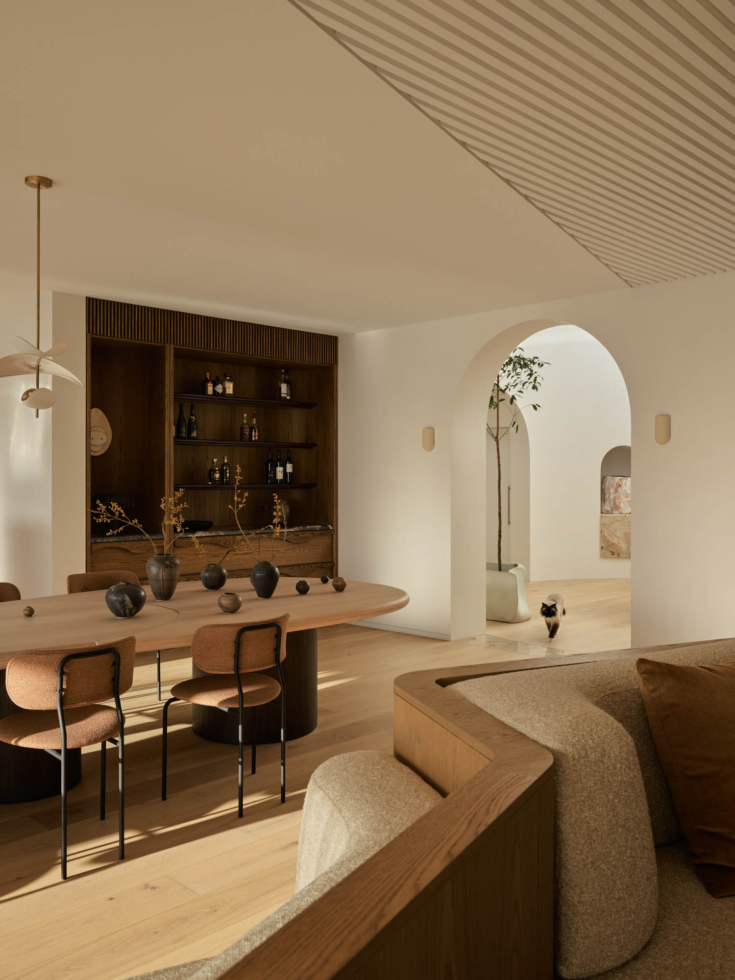 entryway with lots of natural light and dining table