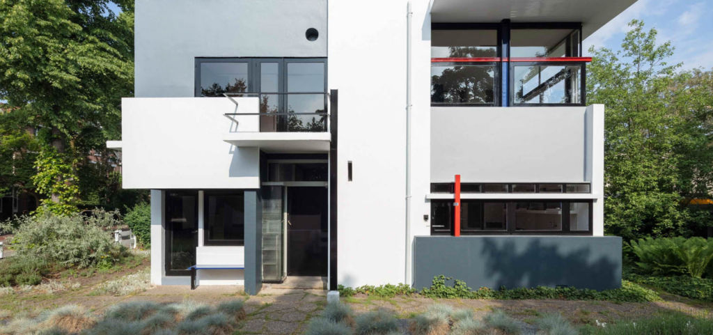 exterior of Rietveld Schroder House today