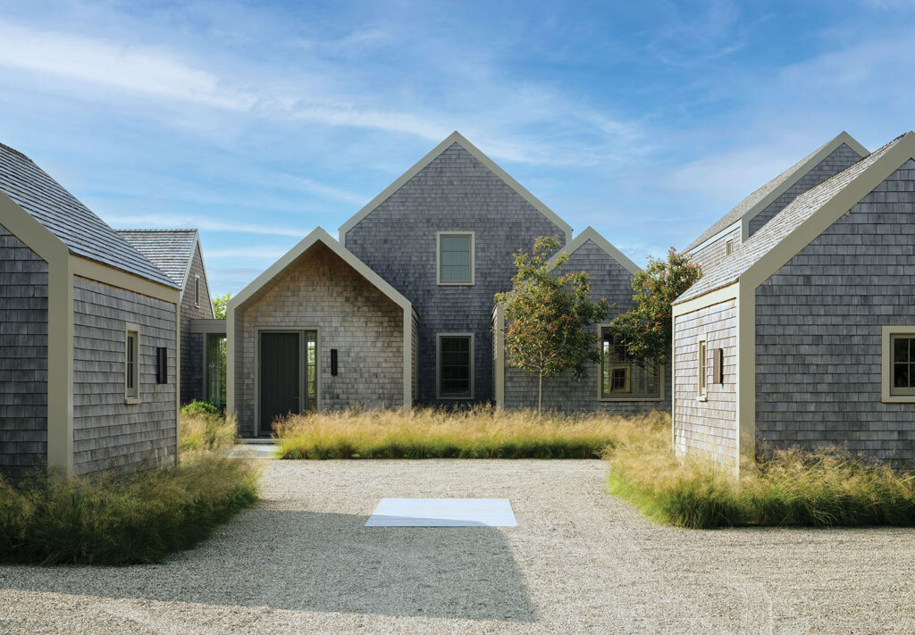 A gravel driveway