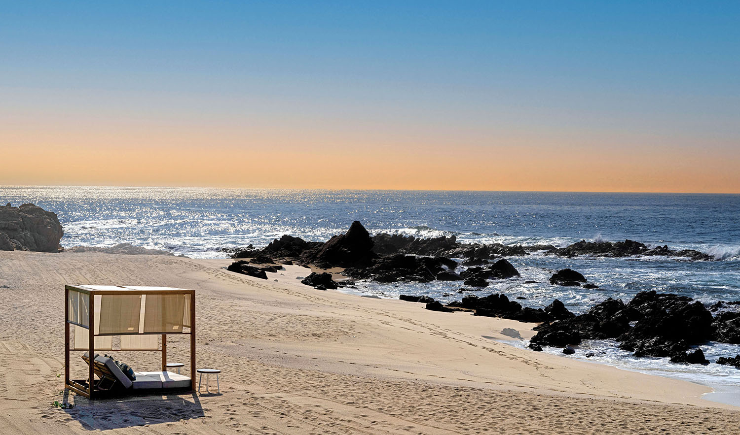 A chair on the beach
