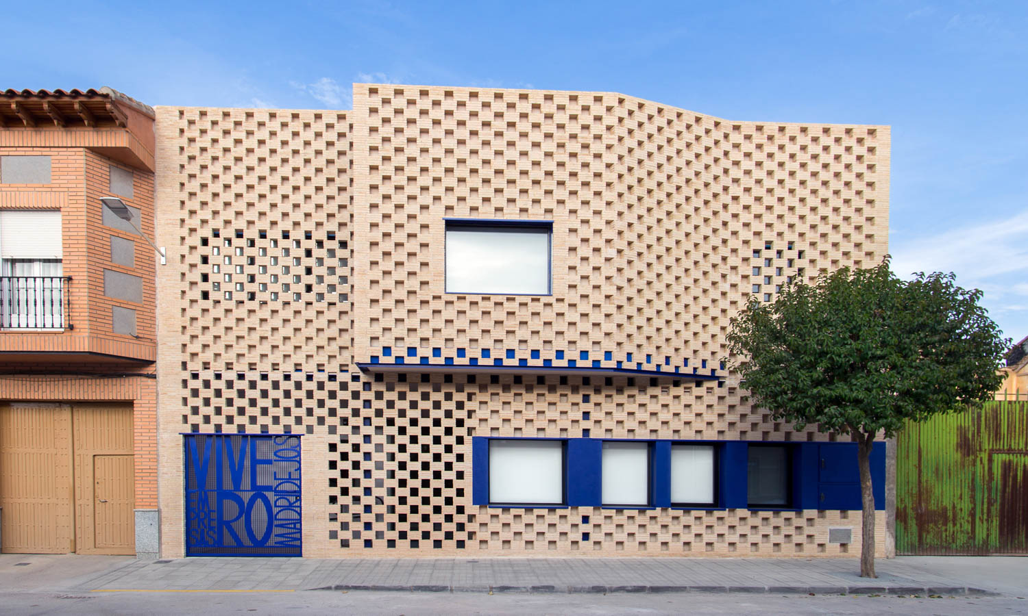 exterior facade of a business building