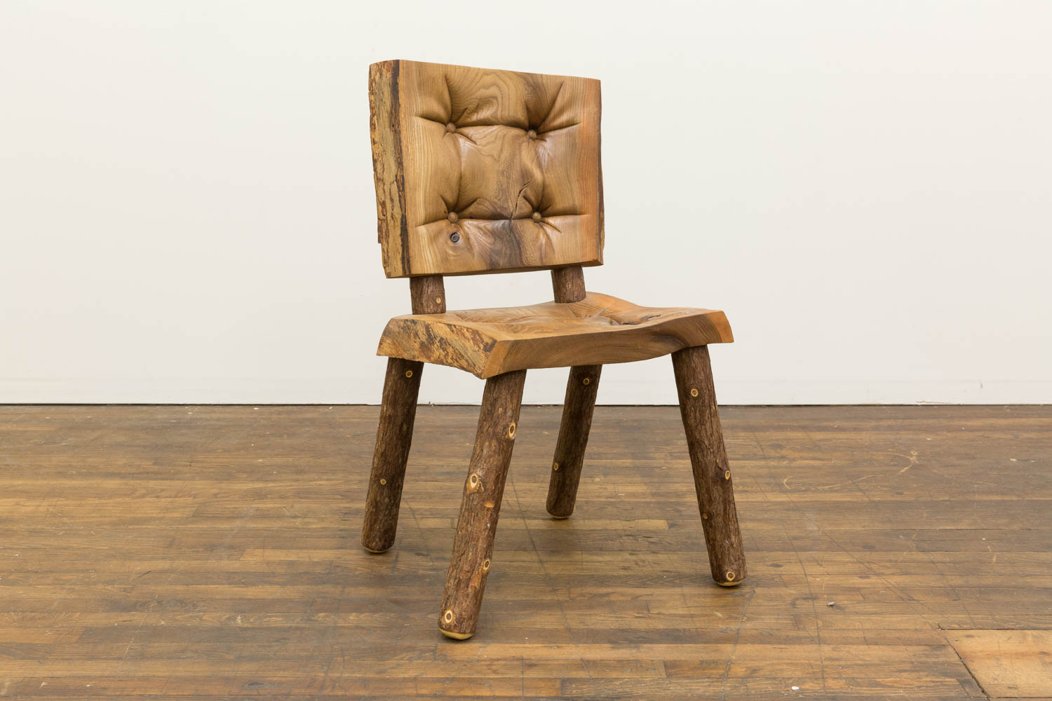 chair made of completely wood