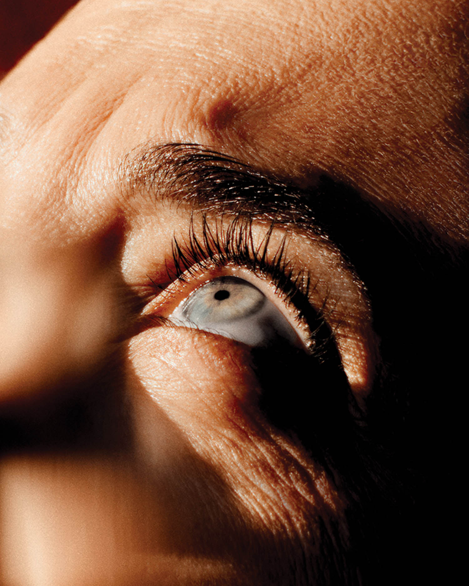 closeup of eye