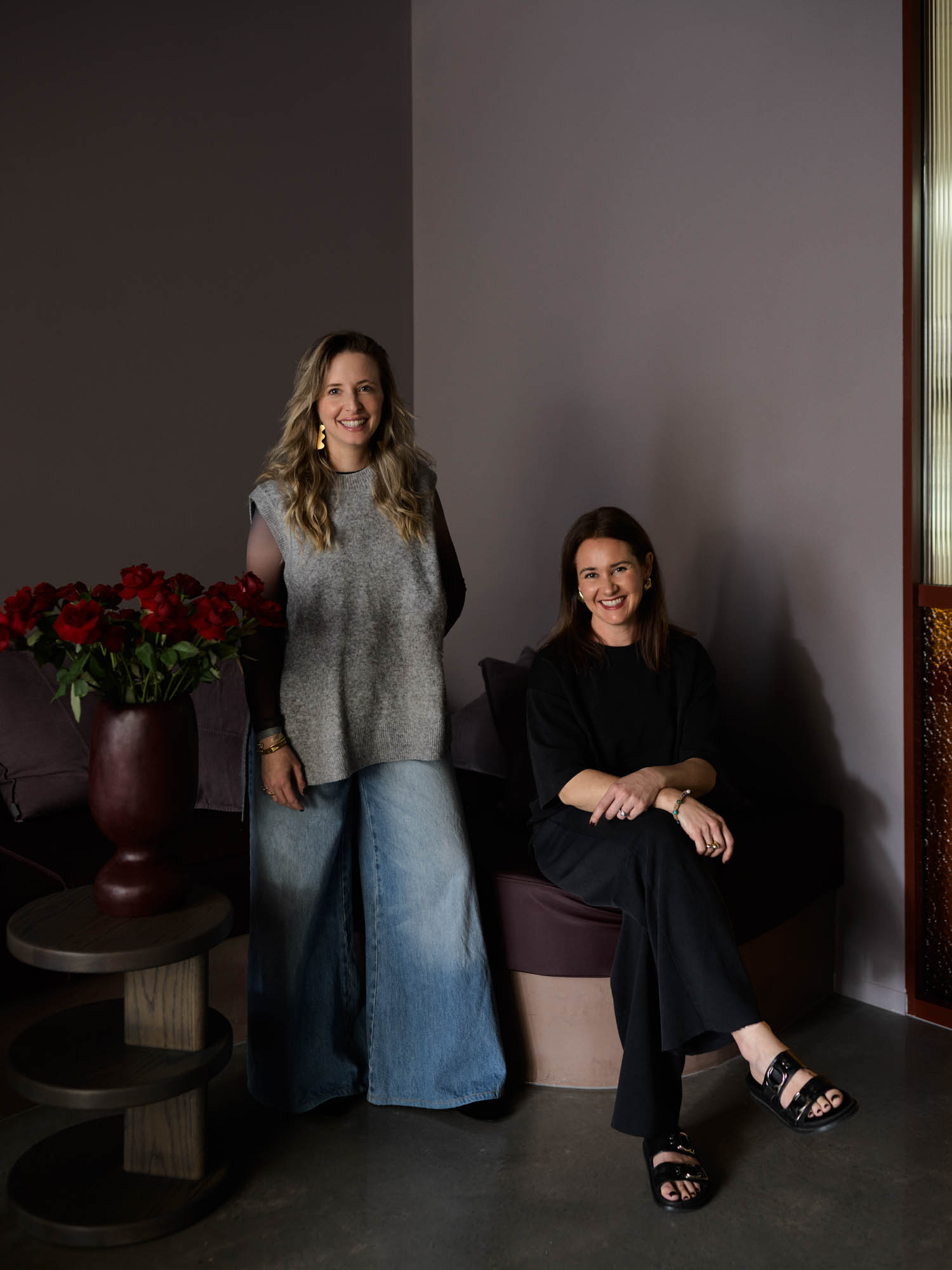 We are Duet cofounders Shannon Shlom and Dominique Brammah
